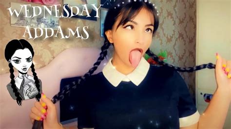 Wednesday Addams Coslay 18 Blowjob And Pov Fuck Anal Sex Clip By