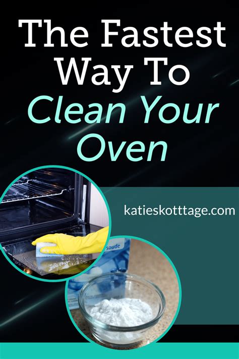 clean  oven quickly katieskottage cleaning hacks vinegar