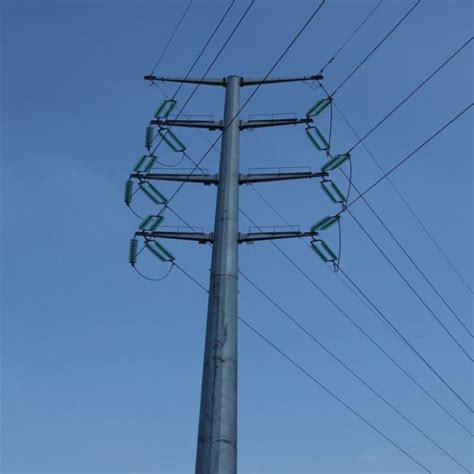china customized double circuit power poles manufacturers  suppliers factory wholesale