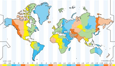 Interactive Time Zone Map Time Zone Map Time Zones