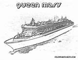 Coloring Titanic Pages Ship Printable Print Kids Queen Mary Ships Liner Ocean Boat Cruise Colouring Drawing Sheets Google Hr Blank sketch template
