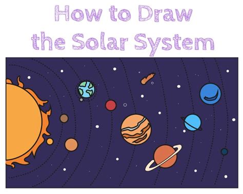 solar system drawing  kids