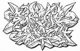 Graffitis Drucken sketch template
