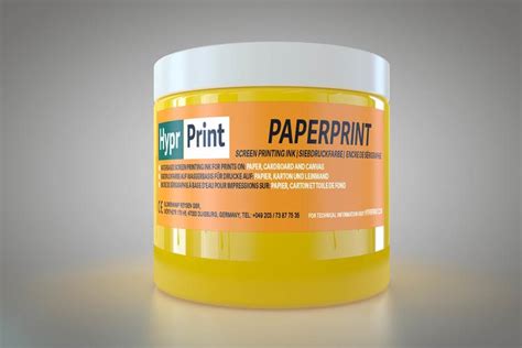 zeefdrukinkt paperprint voor het afdrukken op papier zeefdrukland