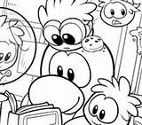 Club Penguin Pages Coloring Puffles Getcolorings Alyssa sketch template