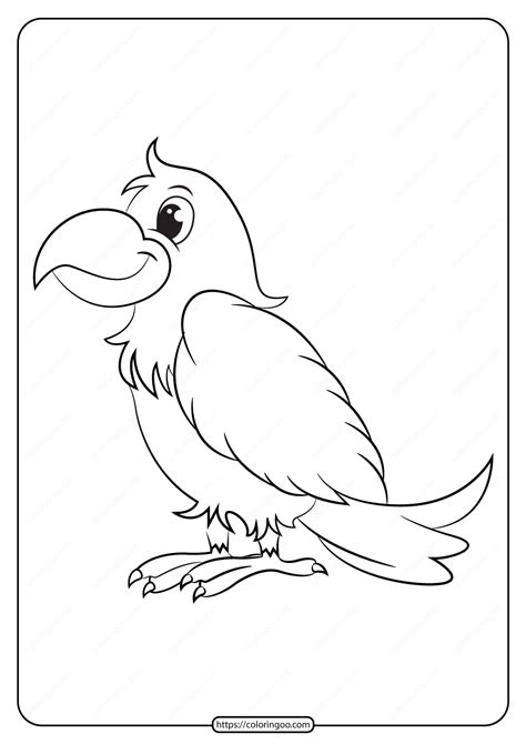 printable animals bird  coloring pages