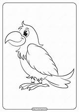 Pdf Printable Coloring Animals Bird Pages Whatsapp Tweet Email sketch template