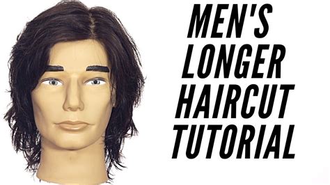 mens longer haircut tutorial thesalonguy youtube