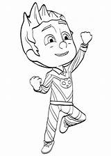 Catboy Coloring Pages Printable Getcolorings Pj Color Masks sketch template