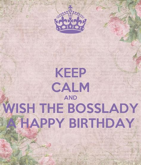calm    bosslady  happy birthday poster kiki  calm  matic