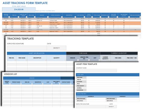 asset tracking templates smartsheet