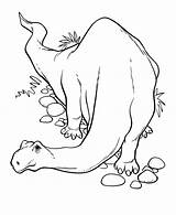 Coloring Pages Apatosaurus Sneaking Around Color Dinosaur Train Kids Tocolor sketch template