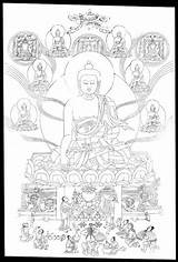 Shakyamuni Buddha Closer Take Look Add sketch template