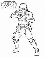 Stormtrooper Pages Coloring Color Online sketch template