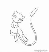 Mew sketch template