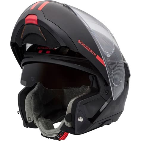 schuberth  pro carbon fusion red sch  modular helmets motostorm