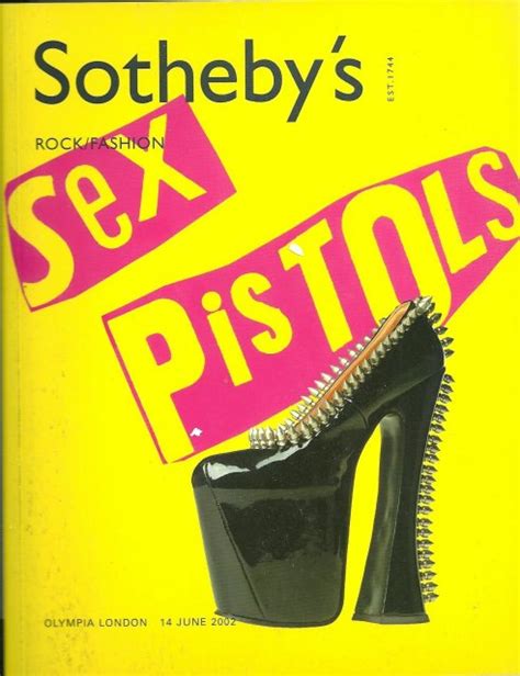 sotheby s sex pistols rock fashion olympia london 6 14 02 sale 2902