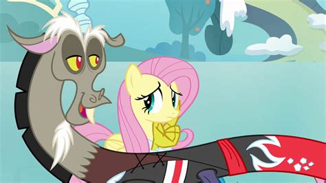 image discord and fluttershy come skating with me