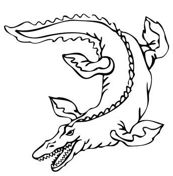 water dinosaur coloring page  coloring pages