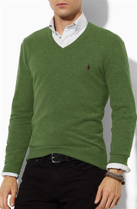 polo ralph lauren sweater in green for men shamrock