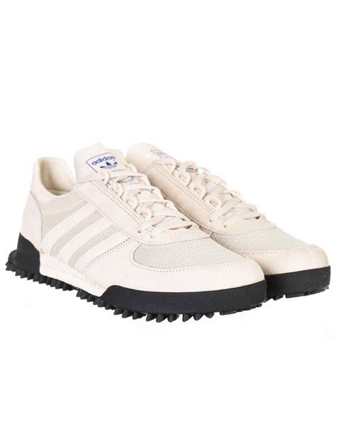 adidas originals marathon tr trainers chalkwhitechalk white footwear  fat buddha store uk