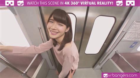 Vrbangers Sexy Japanese Teen First Time Getting Fucked Hard On A Train