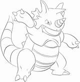 Coloring Pokemon Rhydon Pages Lilly Gerbil Printable Lineart Deviantart Print Categories sketch template