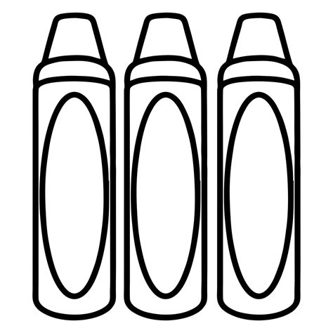 crayon shape    printables printablee