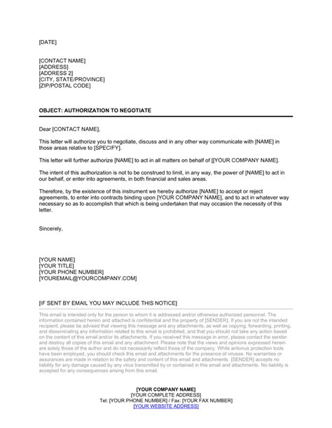 negotiation letter sample  contracts  letter template