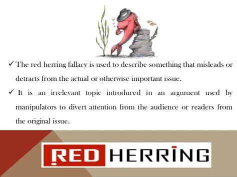 red herring ideas red herring logical fallacies herring