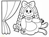 Coloring Rag Doll Pages Getcolorings Inspiration sketch template