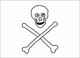 Jolly Roger Coloring Pages Template sketch template