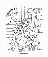 Jesus Coloring Birth Born Pages Drawing Color Baby Printable Miracles Children Getcolorings Ministry Nativity Christmas Loves Getdrawings Print Crafts sketch template