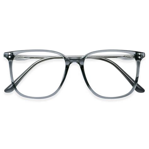 square gray eyeglasses frames leoptique