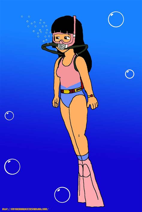 Atsuko Inspector Gadget Scuba Diving By Voyagerhawk87 On Deviantart