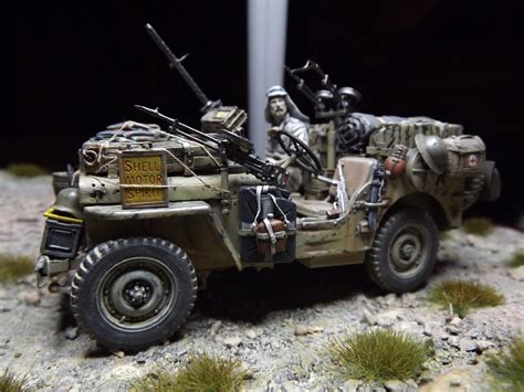 sas jeep   scale special air service military modelling