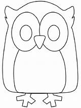 Owl Easy Drawing Coloring Pages Getdrawings sketch template