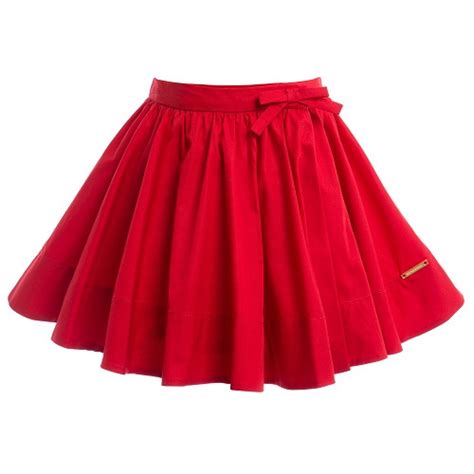 red skirt dressed  girl