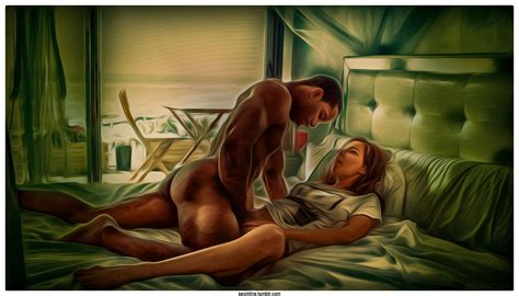 1tlj7p Interracial Lovemaking Oil Painting Effect