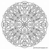 Coloring Pages Meditation Geometric Adults Printable Colouring Adult Mandala Print Abstract Popular Color Getcolorings Coloringhome 2550 03kb sketch template