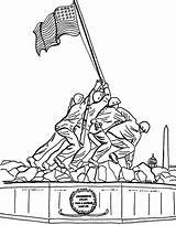 Coloring Pages Remembrance Sheets Vietnam Elementary Memorial Veterans Monument Students Printable Iwo Jima Valley Getcolorings Kids Template Colouring Book Choose sketch template