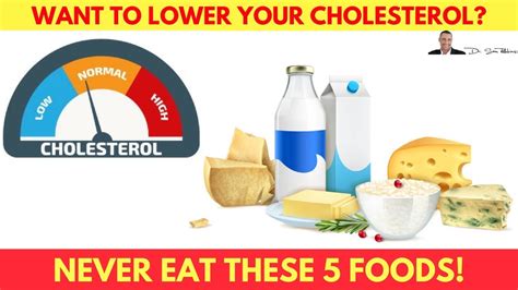 🥛 never eat these 5 foods if you want to lower high cholesterol by dr