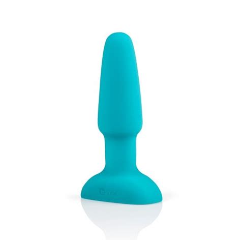 B Vibe Rimming Plug Teal Sex Toys At Adult Empire