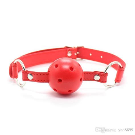 Sex Products Leather Mask Harness With Silicone Ball Gag Harness Fetish
