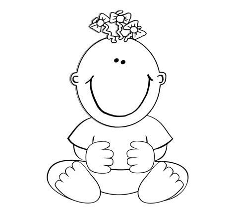 baby black  white clipart clipart station images   finder