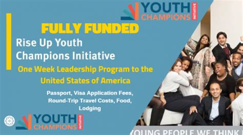 rise  youth champion initiative fully funded  california usa
