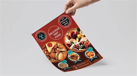 restaurant food flyer  behance