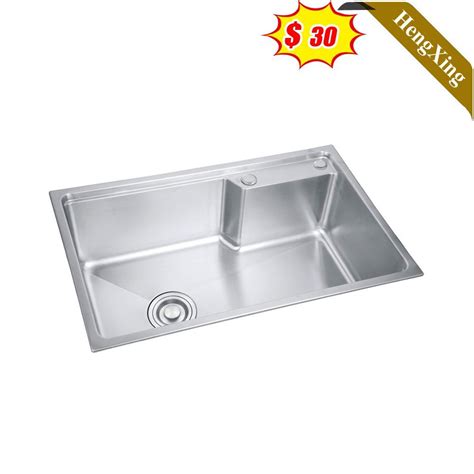 quality simple stainless steel pressing single bowl  mounted kithcen sink china kitchen