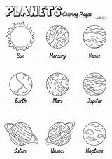 Printable Coloring Preschool Planets Pages Worksheets Space Kids Worksheeto Via sketch template