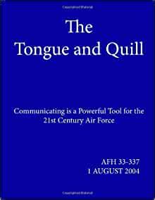 tongue  quill  air force  amazoncom books
